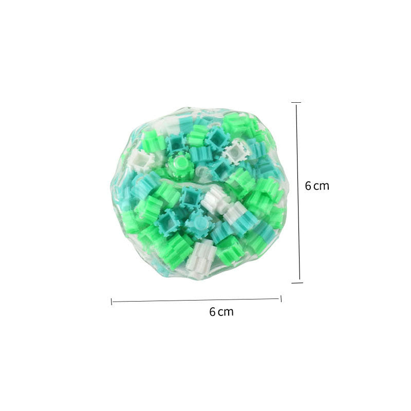 Building block decompression ball