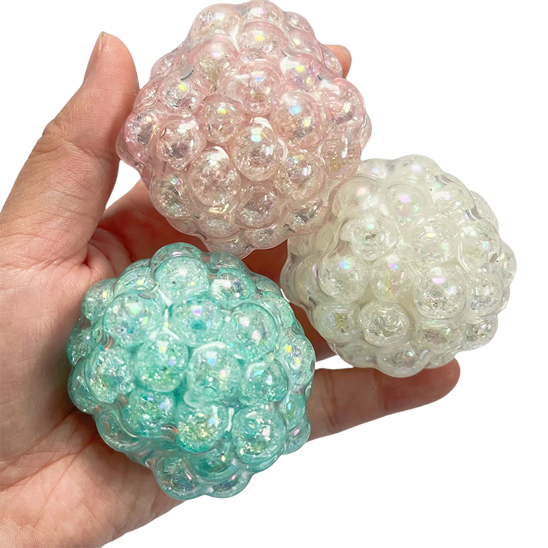 Crystal Ice Crust Squeezing Toy 3pc