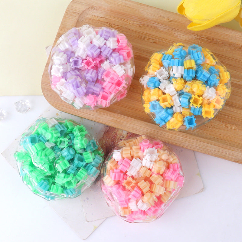 Building block decompression ball